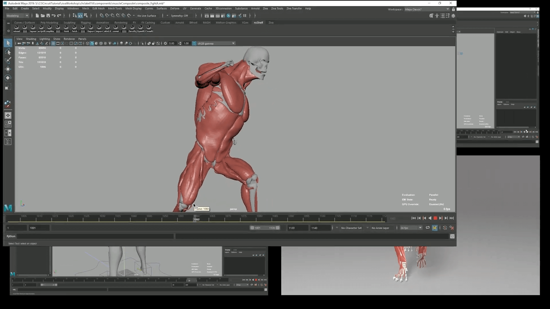 带翻译Houdini20.5 肌肉模拟动画全流程完Mastering Houdini Muscles: A Studio Level VFX Workflow