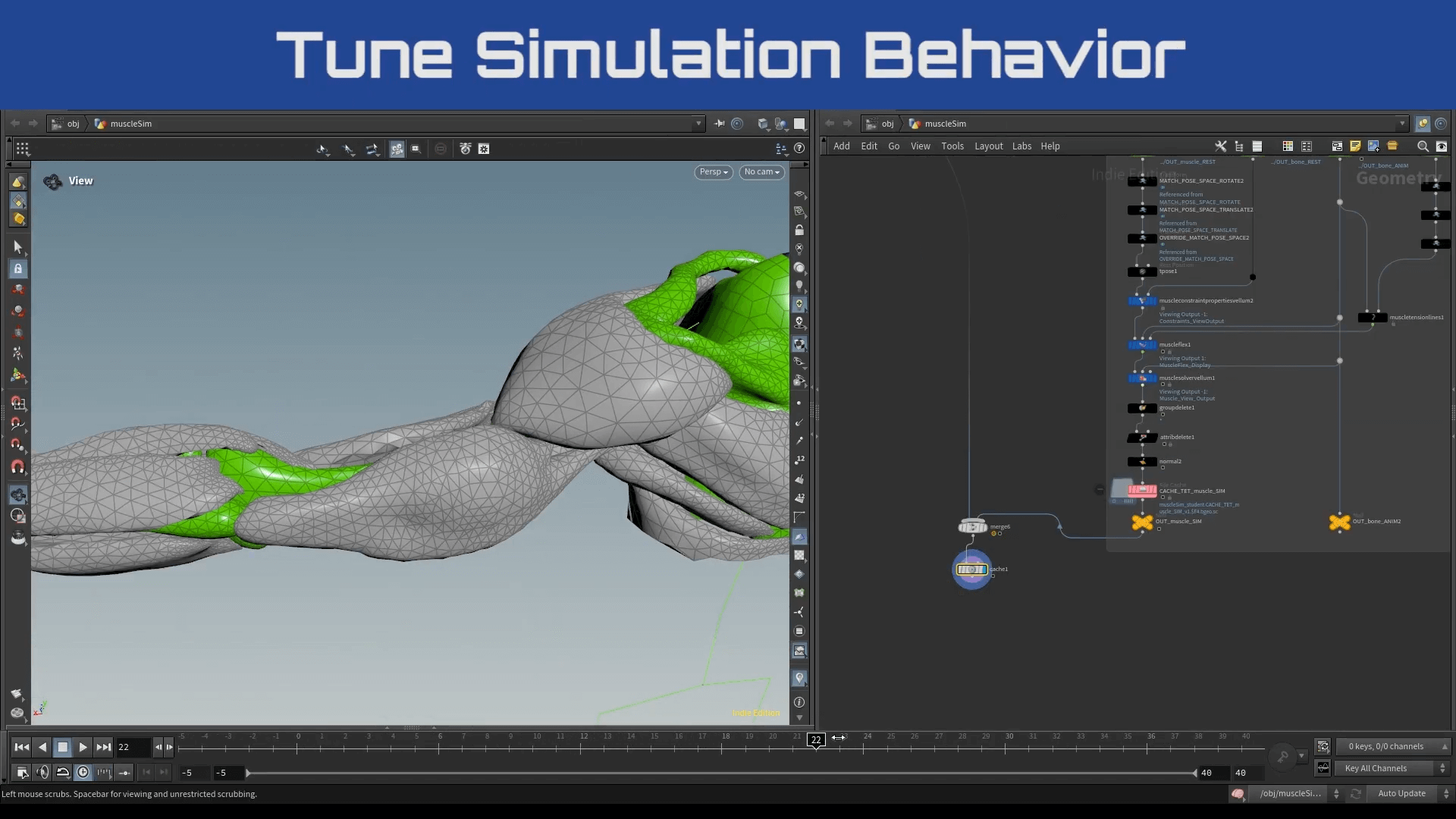 带翻译Houdini20.5 肌肉模拟动画全流程完Mastering Houdini Muscles: A Studio Level VFX Workflow