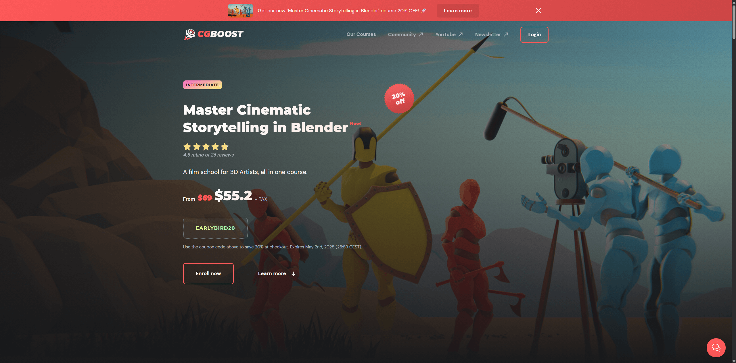 CGboost Master Cinematic Storytelling in Blender使用 Blender 快速制作短片#b3d