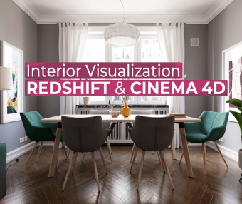 Introduction to Interior Visualization with Redshift and Cinema 4dRedshift 和 Cinema 4d 室内可视化简介