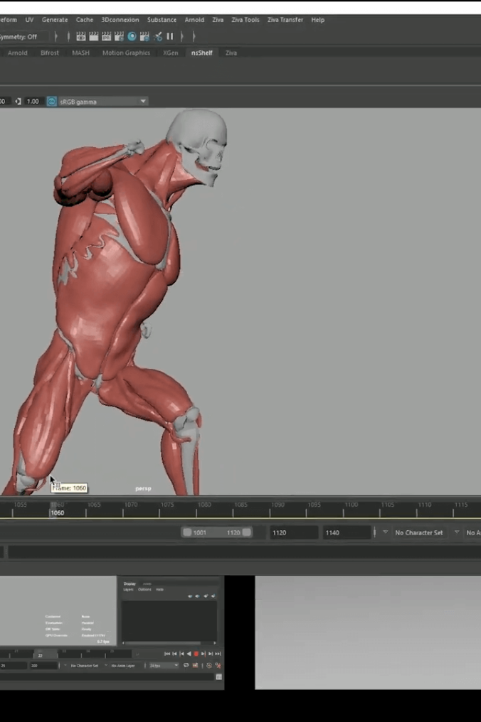 带翻译Houdini20.5 肌肉模拟动画全流程完Mastering Houdini Muscles: A Studio Level VFX Workflow