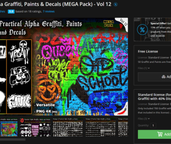 1850实用阿尔法涂鸦,油漆和贴花(兆包)-第12卷