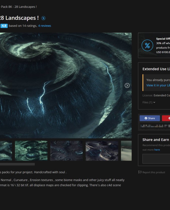 地形风景包 8K – 28 风景-贴图